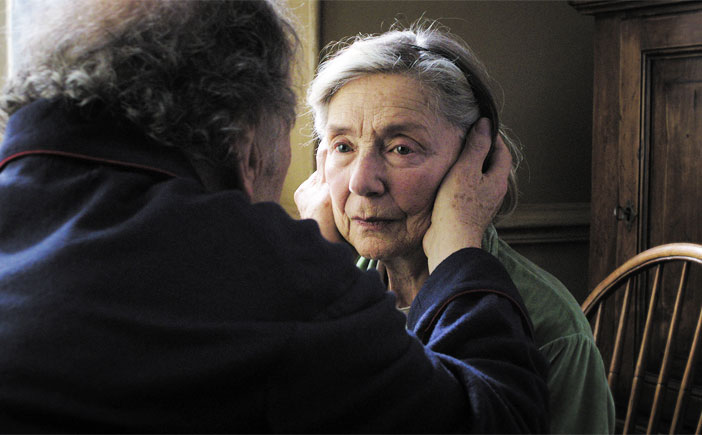 Pareja de ancianos de la película Amour