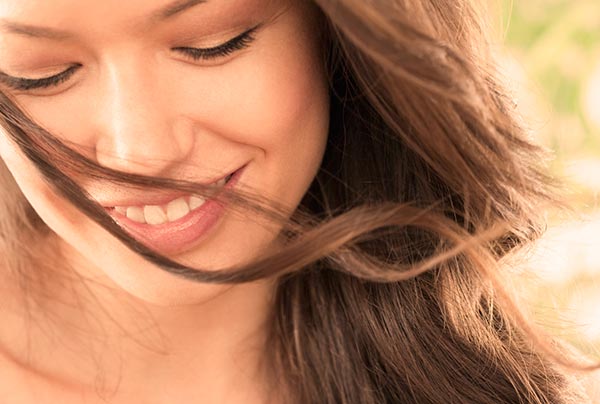 Mujer feliz multiorgásmica