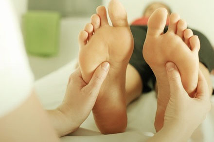 Reflexologia en los pies