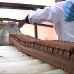 Ladrillos de papel de residuos